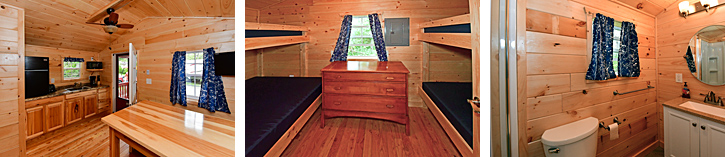 Deluxe Cabin at Cooperstown Shadow Brook Campground
